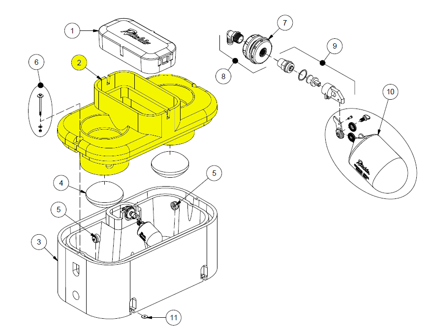 Livestock Water Fountain Product Parts Ritchie Part 16894 Ritchie